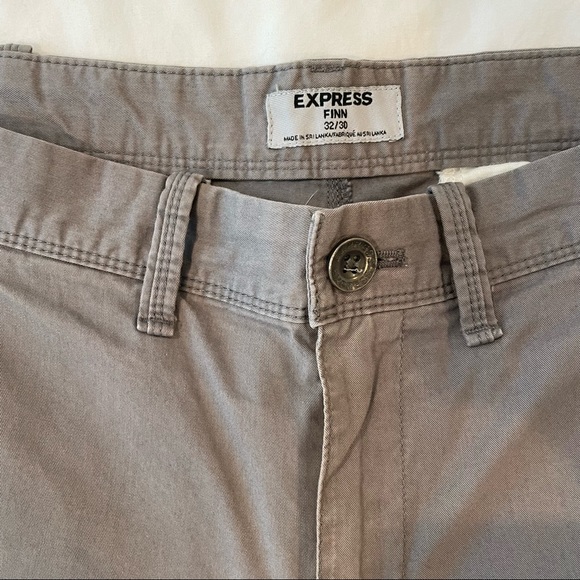 Men’s Gray Express Finn Chino Pants 32/30 - Picture 7 of 8